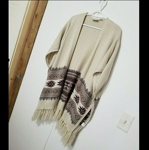 RD Style Atzec Tribal Patterened Sweater Cardigan